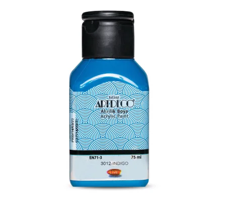 Peinture acrylique ARTDECO 75ml Indigo 3012