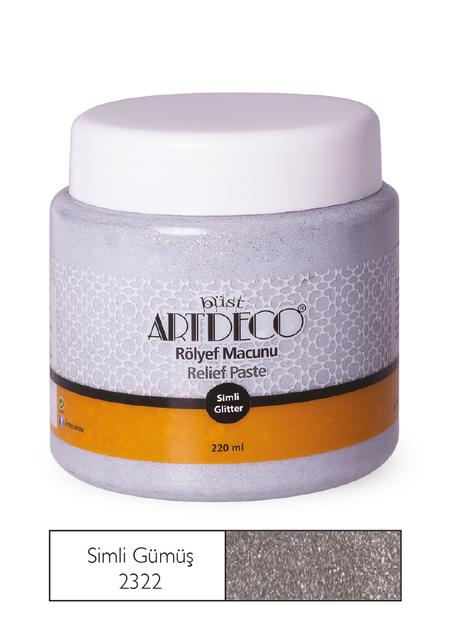 Pate à relief Pailletée ARTDECO 220ml Argent