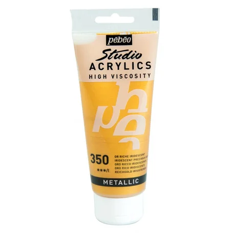 Peinture acrylique Pebeo 100ml Or riche N°350