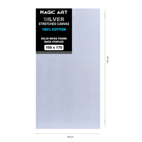Toile Magic Art Silver 100x170 cm