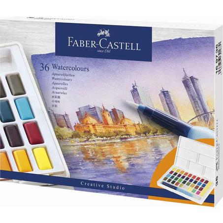 Palette aquarelle Faber castell 36 couleurs