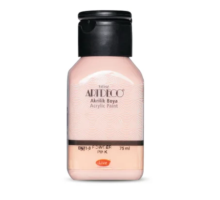Peinture acrylique ARTDECO 75ml Rose poudré 3055