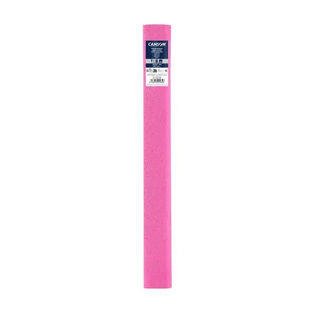 Papier crépon Canson 0.5x2.5m Rose bonbon