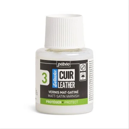 Vernis mat-satiné Cuir Pebeo 110ml