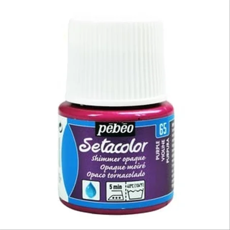 Peinture tissu setacolor Pebeo 45ml Rouge orient N°64