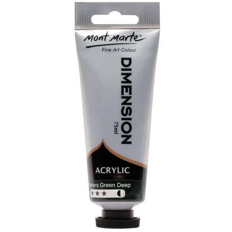 Peinture acrylique Mont Marte Dimension 75ml Vert de Hooker foncé