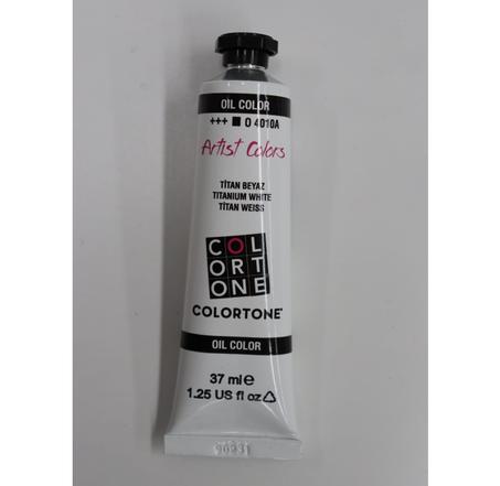 Peinture à l'huile Colortone 37ml Blanc de titane