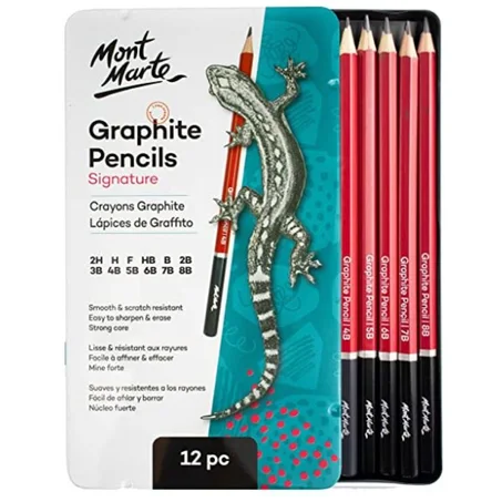 Boite de 12 crayons graphite Mont Marte