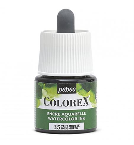 Encre aquarelle Colorex Pebeo 45ml Vert mousse