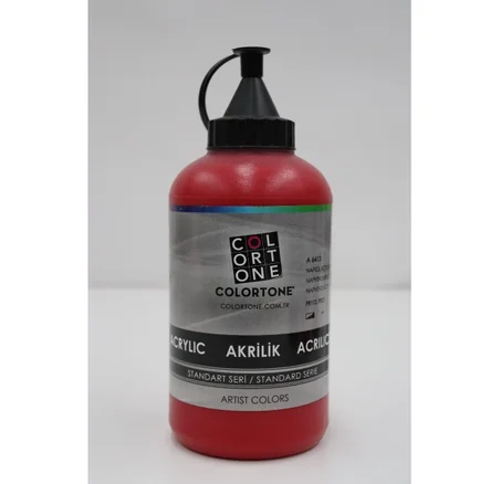 Peinture acrylique Colortone 650ml Rouge naphtol foncé