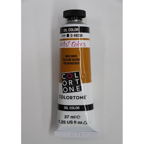 Peinture à l'huile Colortone 37ml Ocre jaune
