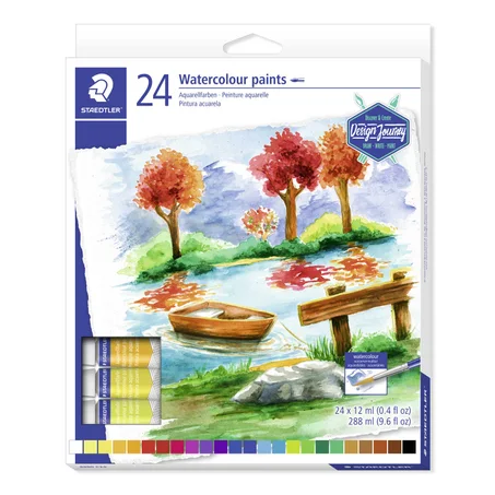 Set de 24 tubes aquarelles Staedtler 24x12ml