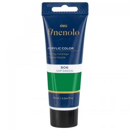 Peinture acrylique deli 75ml Vert de vessie