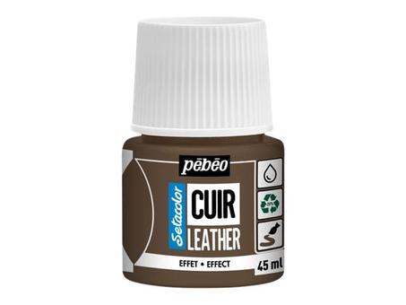 Peinture cuir Pebeo 45ml Métal bronze
