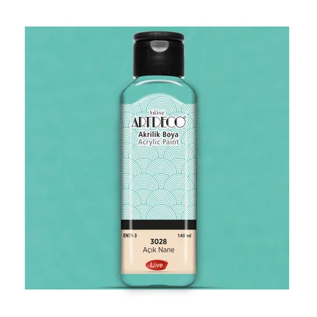 Peinture acrylique ARTDECO 140ml Menthe légère 3028