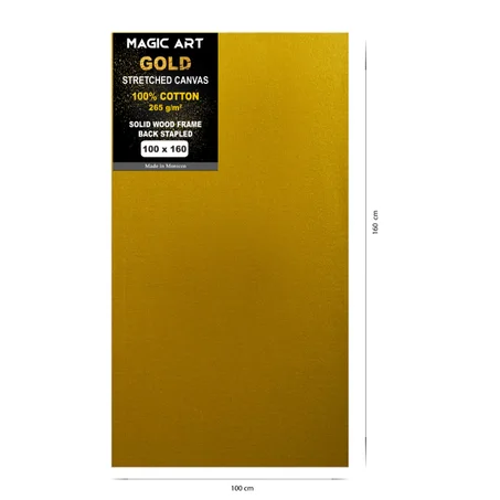 Toile Magic Art Gold 100x160 cm