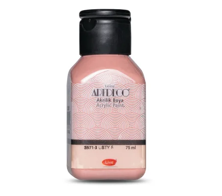 Peinture acrylique ARTDECO 75ml Rose poussière 3051