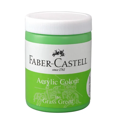 Peinture acrylique Faber-Castell 140ml Vert herbe