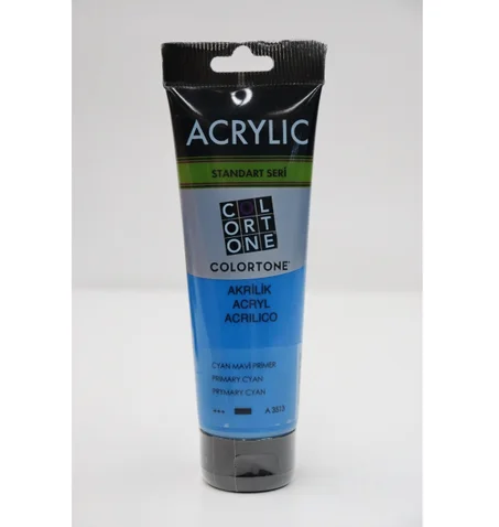 Peinture acrylique Colortone 120ml Cyan primaire