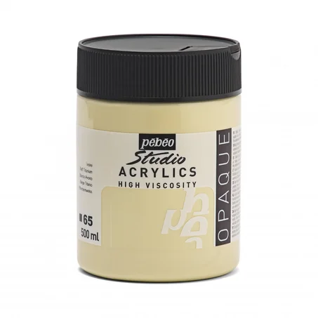 Peinture acrylique Pebeo 500ml Ivoire N°65