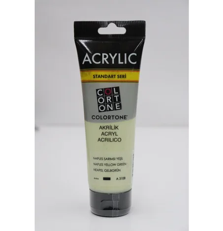 Peinture acrylique Colortone 120ml Jaune vert de naples
