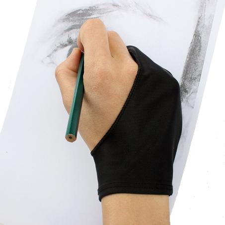 Gants deux doigts pour dessin L