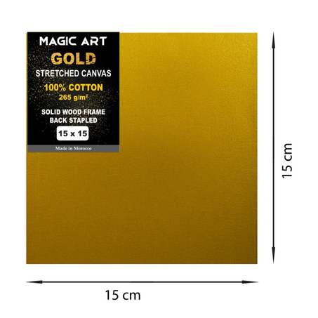 Toile Magic Art Gold 15x15 cm
