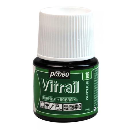 Peinture Vitrail Pebeo Chartreuse N°18 45ml