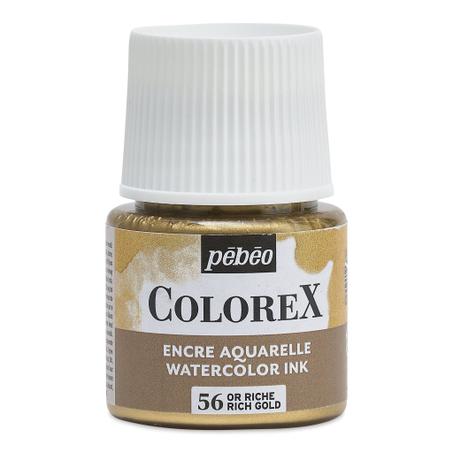 Encre aquarelle Colorex Pebeo 45ml Or riche