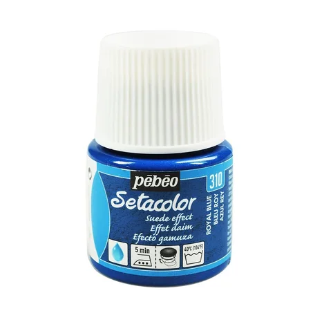 Peinture tissu setacolor Pebeo 45ml Bleu roy N°310