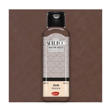Peinture acrylique ARTDECO 140ml Châtaigne 3046