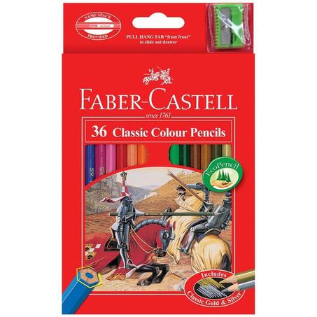 Crayons couleurs Classic Faber-Castell 36 couleurs