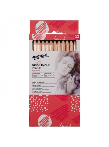 Crayons couleurs de peau Mont Marte 12pcs