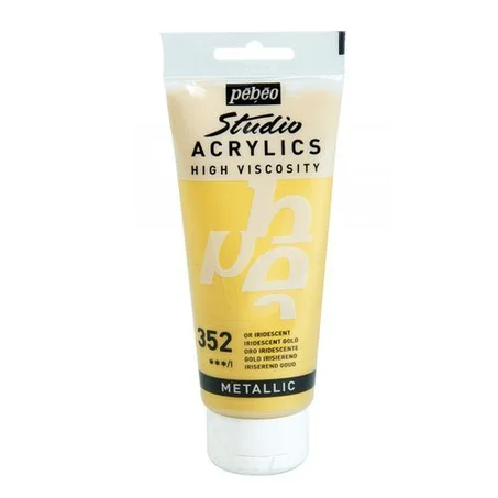 Peinture acrylique Pebeo 100ml Or iridescent N°352