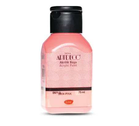 Peinture acrylique ARTDECO 75ml Rose 3604