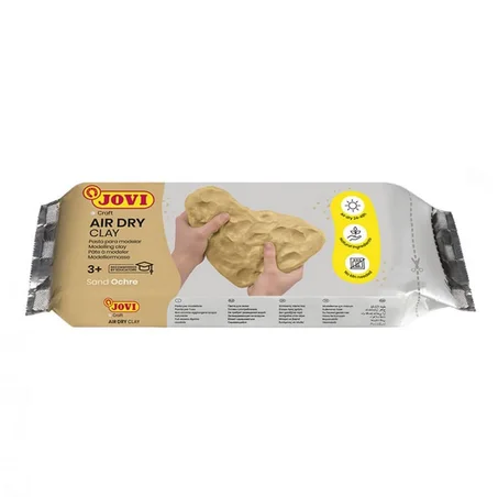 AIR DRY CLAY Pâte à modeler autodurcissante Jovi 500g Ocre