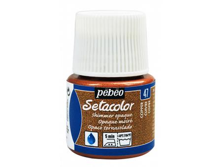 Peinture tissu setacolor Pebeo 45ml Cuivre N°47