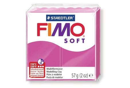 Pate polymère Fimo Soft Staedtler 57g Framboise