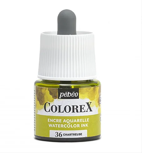 Encre aquarelle Colorex Pebeo 45ml Chartreuse