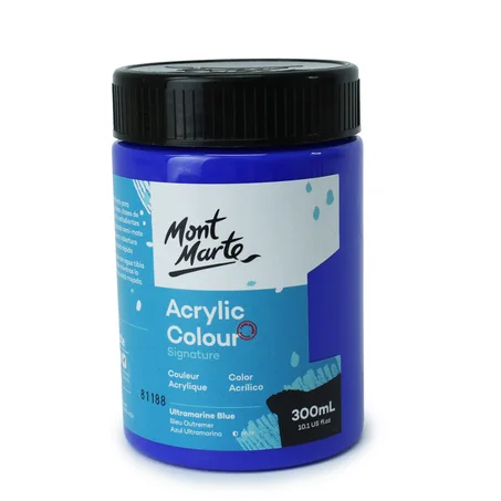 Peinture acrylique Mont Marte 300ml Bleu outremer