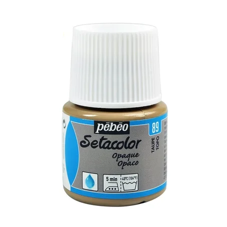 Peinture tissu setacolor Pebeo 45ml Taupe N°89