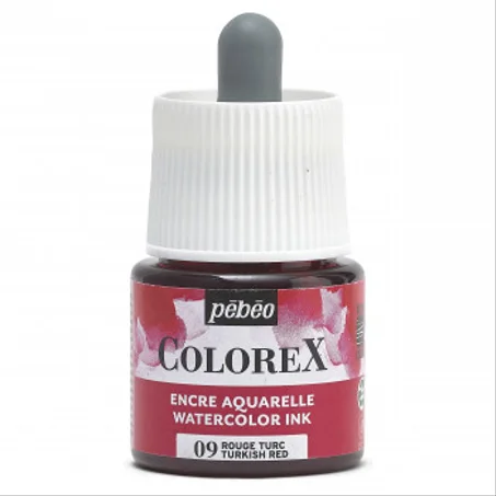 Encre aquarelle Colorex Pebeo 45ml Rouge turc