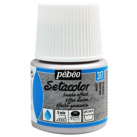 Peinture tissu setacolor Pebeo 45ml Brume N°317