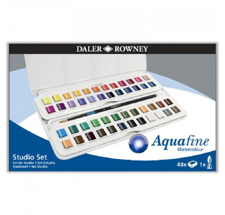 Palette Aquafine Daler Rowney 48 couleurs