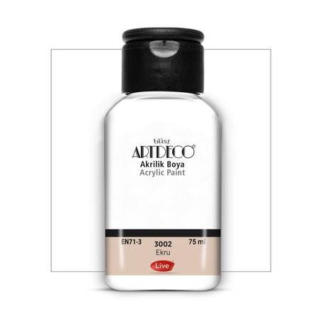 Peinture acrylique ARTDECO 75ml Blanc chaud 3002