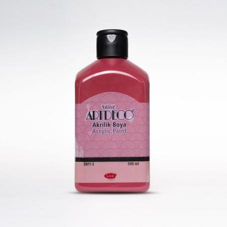 Peinture acrylique ARTDECO 500ml Bordeaux