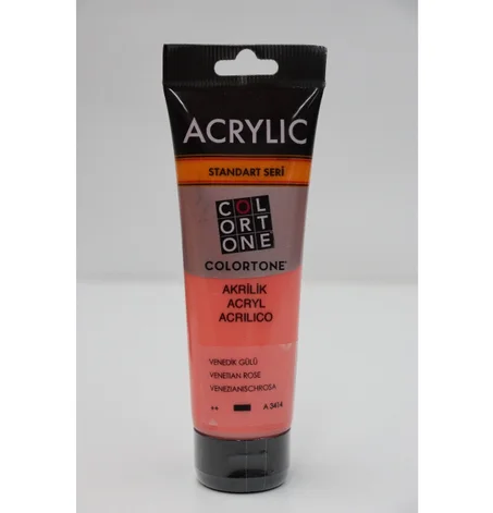 Peinture acrylique Colortone 120ml Rose de venise