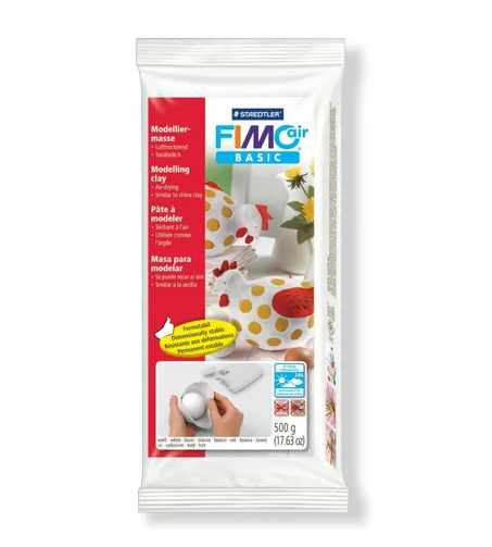 Pate autodurcissante FIMO air 500g blanche