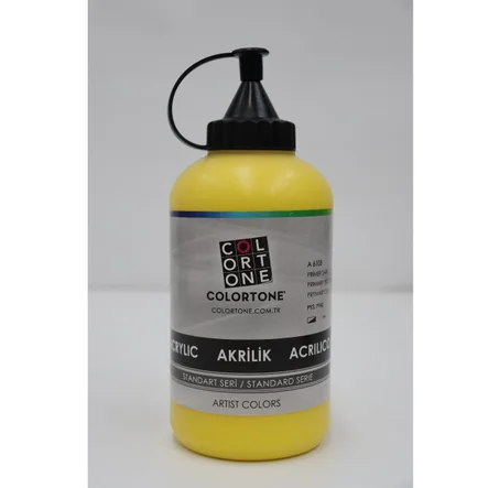 Peinture acrylique Colortone 650ml Jaune primaire