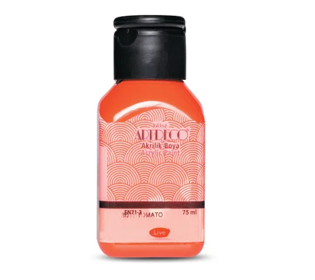 Peinture acrylique ARTDECO 75ml Rouge tomate 3043